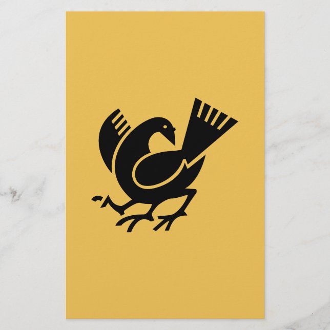 Yata crow stationery (Front)