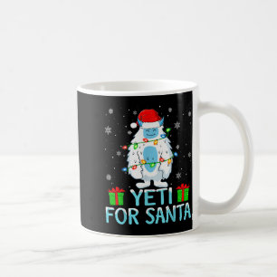 Yati For Santa Xmas Lights Yeti Christmas  Coffee Mug