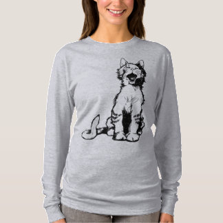 Yawning Cat T-Shirt