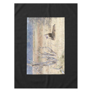Yawning lion tablecloth
