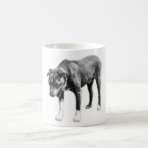 Yawns First – Honest Dog Portrait Coffee Mug