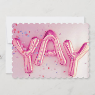 "YAY!"