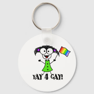 Yay 4 Gay Keychain