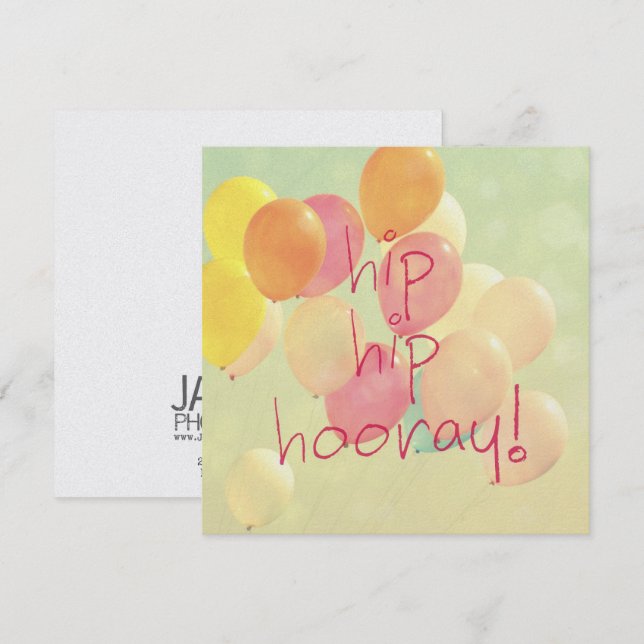 YAY! 5.25 x 5.25 card (Front/Back)