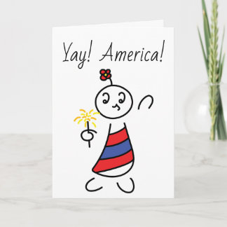 Yay! America! Card