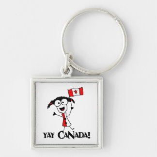 Yay Canada! Leychain Key Ring