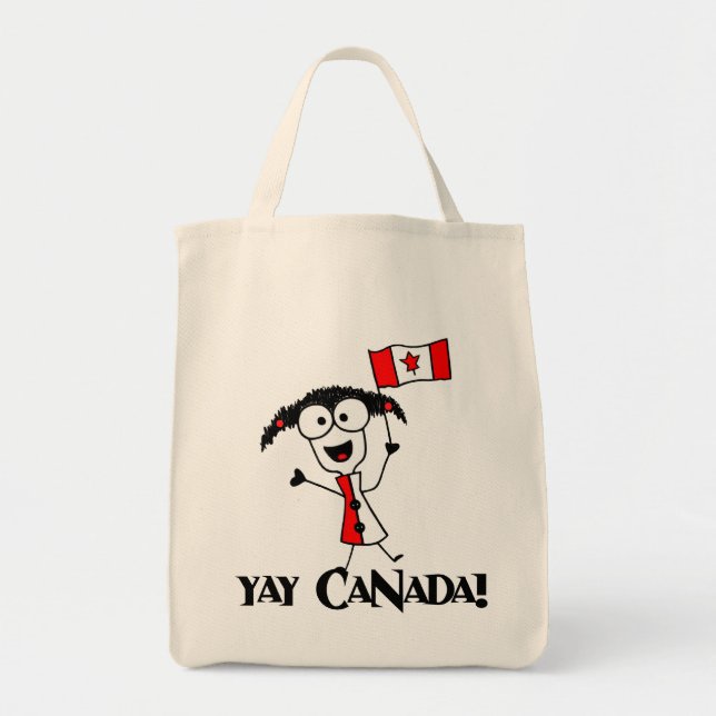 Yay Canada! Tote Bag (Front)