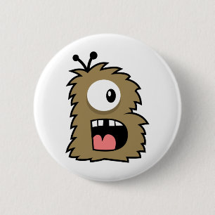 Yay For Colour Monster Alphabet 6 Cm Round Badge