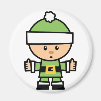 Yay For Colour Xmas Character - Elf Magnet