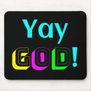 Yay God Mouse Pad
