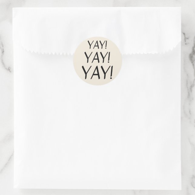 YAY! Minimal sticker Poshmark seller supplies (Bag)