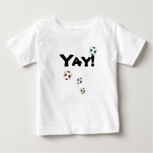 Yay Soccer Football Ball Funky T-Shirt