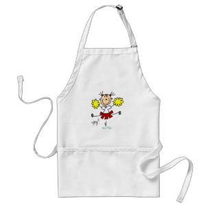 Yay Team Cheering Tshirts and Gifts Standard Apron