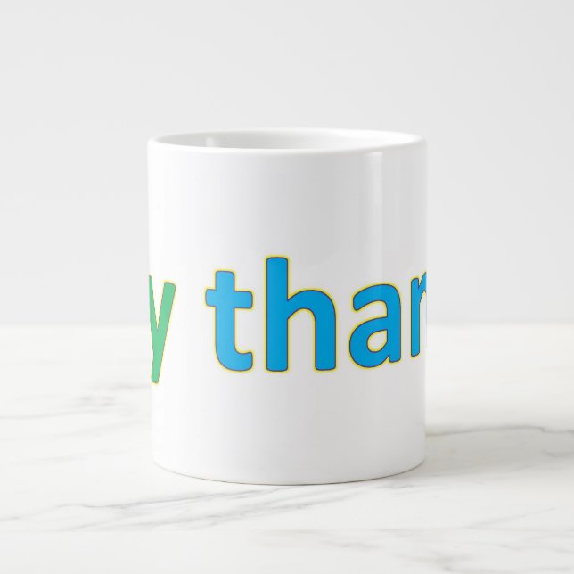 yay thanks - mug (Front)