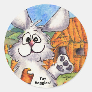 Yay Veggies! Vegetarian Stickers
