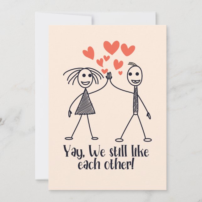 Yay We Still Like Each Other Holiday Card (Front)