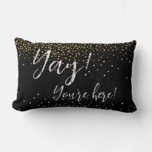 Yay! You're Here!  Lumbar Cushion