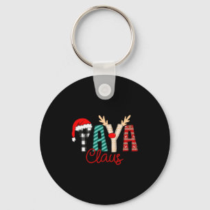 Yaya Claus Xmas Happy New Santa Claus Merry Christ Key Ring