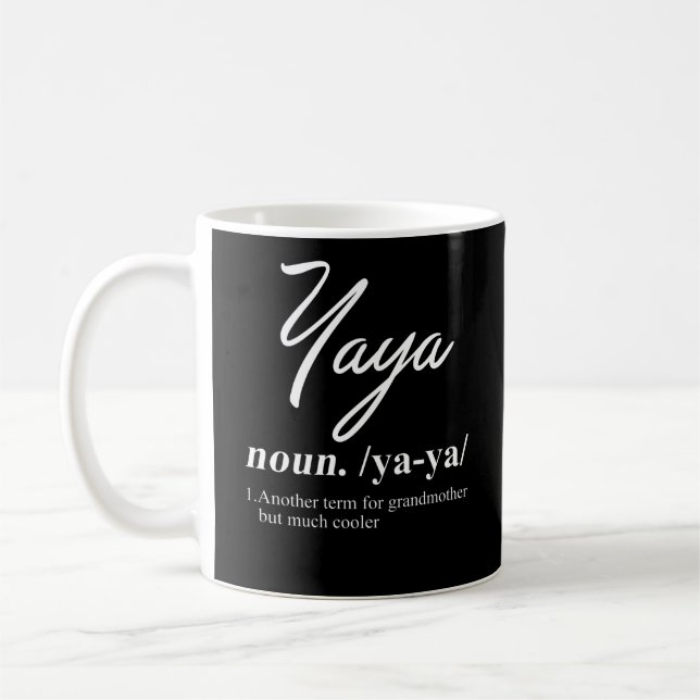YaYa Funny Definition Coffee Mug (Left)