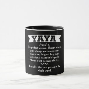 Yaya/Grandma Definition Mug