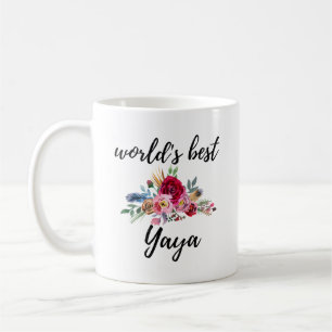 Yaya Greek Grandma Greece Grandmother Gift Coffee Mug