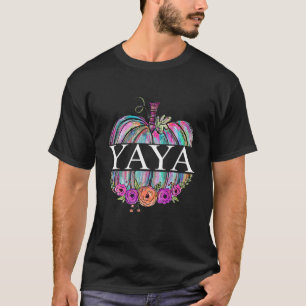 Yaya Pumpkin Halloween Costume Funny Mimi Gigi Gra T-Shirt
