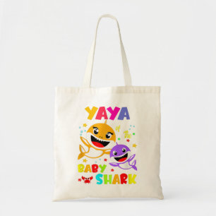 Yaya Shark Yaya Shark Family Mother's Day Tote Bag