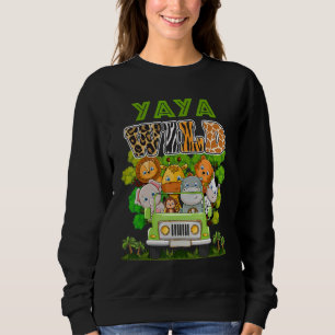Yaya Wild Zoo Theme Birthday Truck Safari Jungle M Sweatshirt