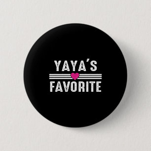 Yaya's Favorite 6 Cm Round Badge