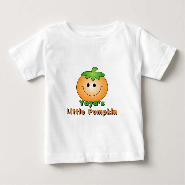 YaYa's Little Pumpkin Baby T-Shirt (Front)