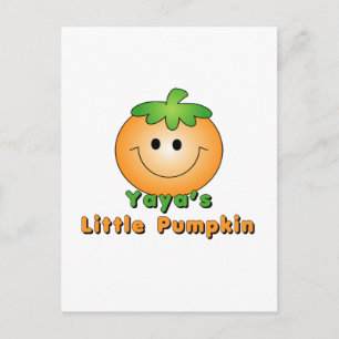 YaYa's Little Pumpkin Postcard
