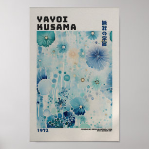 Yayoi Kusama Inspired Abstract Art Print