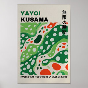 Yayoi Kusama Inspired Abstract Art Print