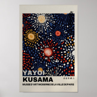 Yayoi Kusama Inspired Abstract Art Print 