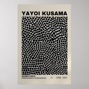 Yayoi Kusama Print - Abstract Yayoi Kusama Poster
