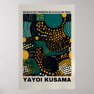 Yayoi Kusama Print - Abstract Yayoi Kusama Poster