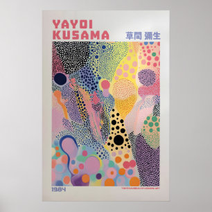 Yayoi Kusama Print, Modern Art Print, Livingroom Poster