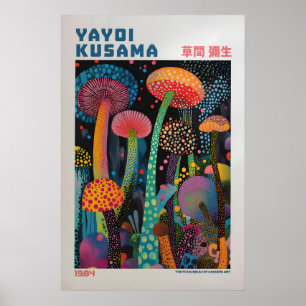 Yayoi Kusama Print, Modern Art Print, Maximalist Poster