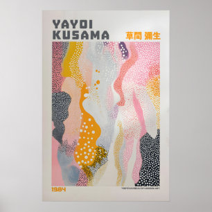 Yayoi Kusama Print, Modern Art Print, Maximalist Poster