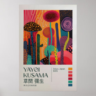 Yayoi Kusama Print, Modern Art Print, Yayoi Kusama Poster
