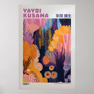 Yayoi Kusama Print, Modern Art Print, Yayoi Kusama Poster