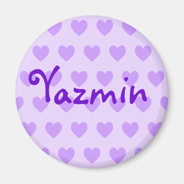 Yazmin in Purple Magnet (Front)