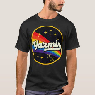 Yazmin Rainbow In Space Vintage Style T-Shirt