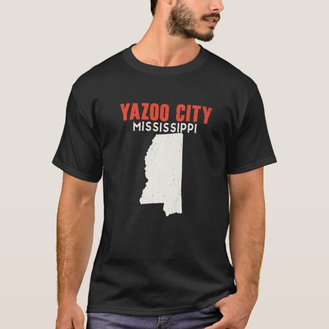Yazoo City Mississippi USA State America Travel Mi T-Shirt (Front)