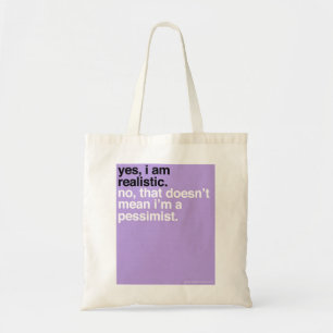 YBN: Yes, I am Realistic Tote Bag