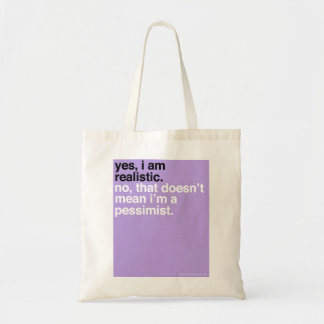 YBN: Yes, I am Realistic Tote Bag