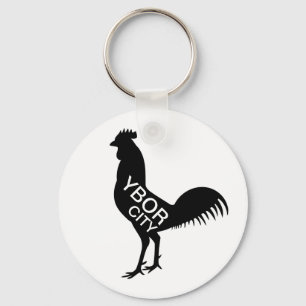 Ybor City Rooster Key Ring