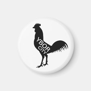 Ybor City Rooster Magnet