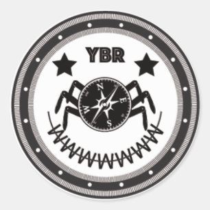 YBRclown Classic Round Sticker