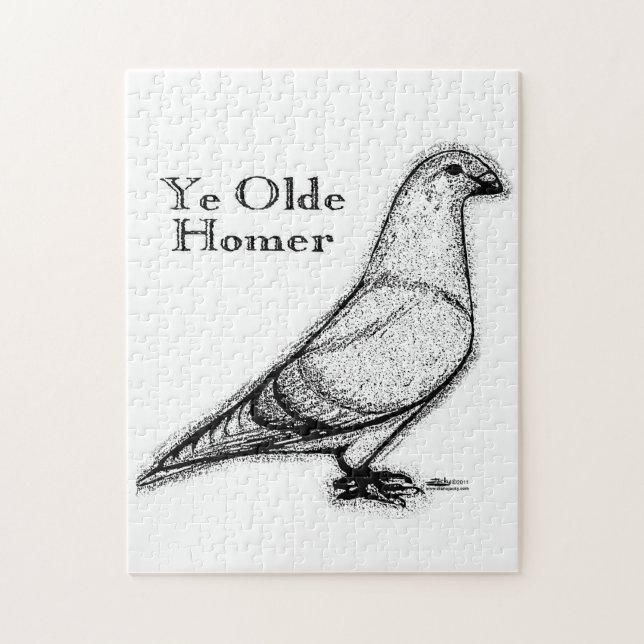 Ye Olde Homer Jigsaw Puzzle (Vertical)